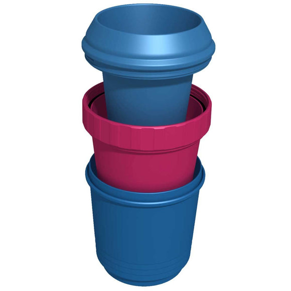 Le Mug Kisslo - réfrigérant et prolongateur de chaleur - Bleu Rose