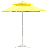 Parasol de Jardin Double Chapiteaux 230 cm