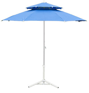 Parasol de Jardin Double Chapiteaux 230 cm - Bleu